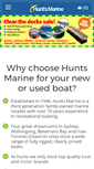 Mobile Screenshot of huntsmarine.com.au